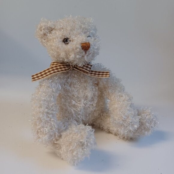 Gund Half Pint Small Ivory Bear Plush Toy - Picture 2 of 12